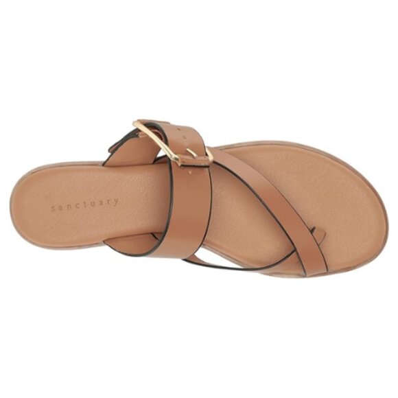 Sanctuary Women's Spring Leather Upper Slip on Sandal Size 9.5 M, LION - Picture 5 of 6